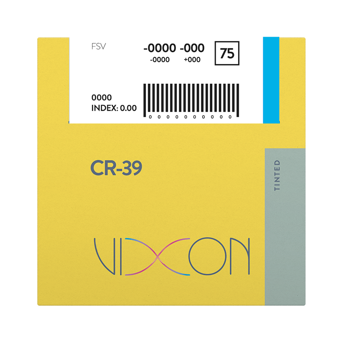 Vixon 1.50 Tint Gradient Gray FSV PLANO B6 71 UC