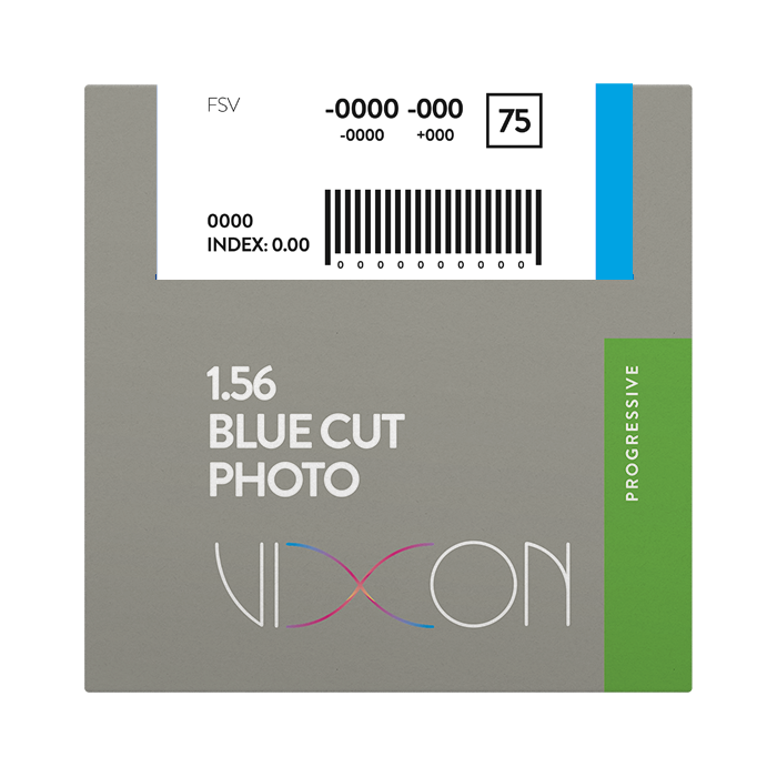 Vixon 1.56 Bluecut Photo Gray F PAL 72/14 (AR BLUE)