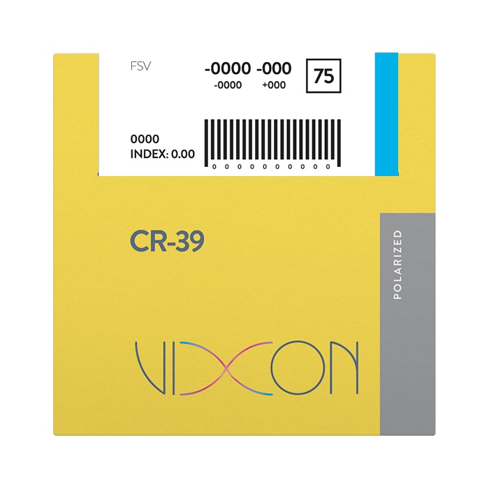 Vixon 1.50 Polarized Brown FSV PLANO 75 HC		 