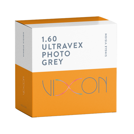 1.60 ULTRAVEX FOTOSSENSÍVEL GRAY BLOCOS VISÃO SIMPLES