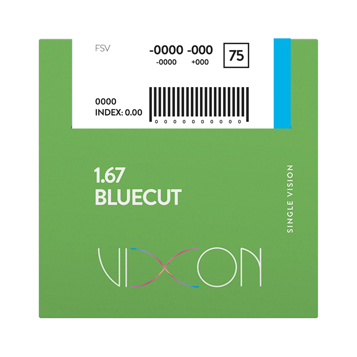 1.67 BLUECUT LENTES ACABADAS