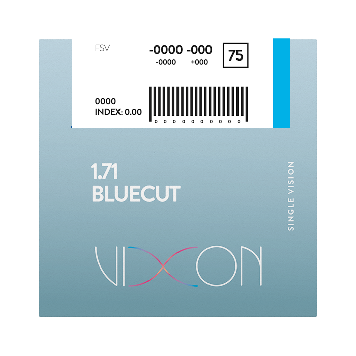 1.71 BLUECUT DUPLO ASFÉRICO LENTE ACABADA