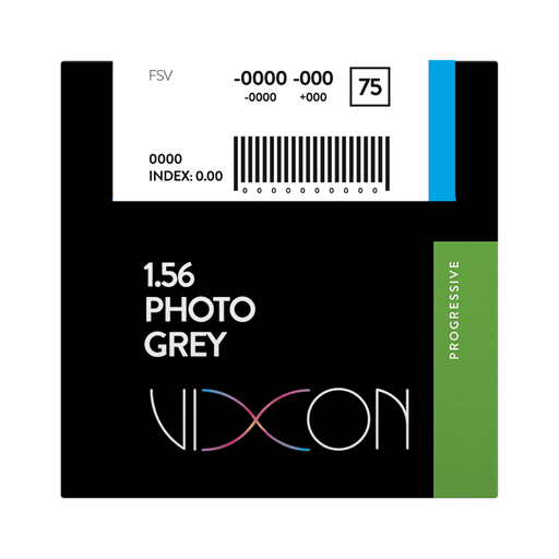 1.56 FOTOSSENSÍVEL GRAY LENTES ACABADAS PROGRESSIVAS 72/14